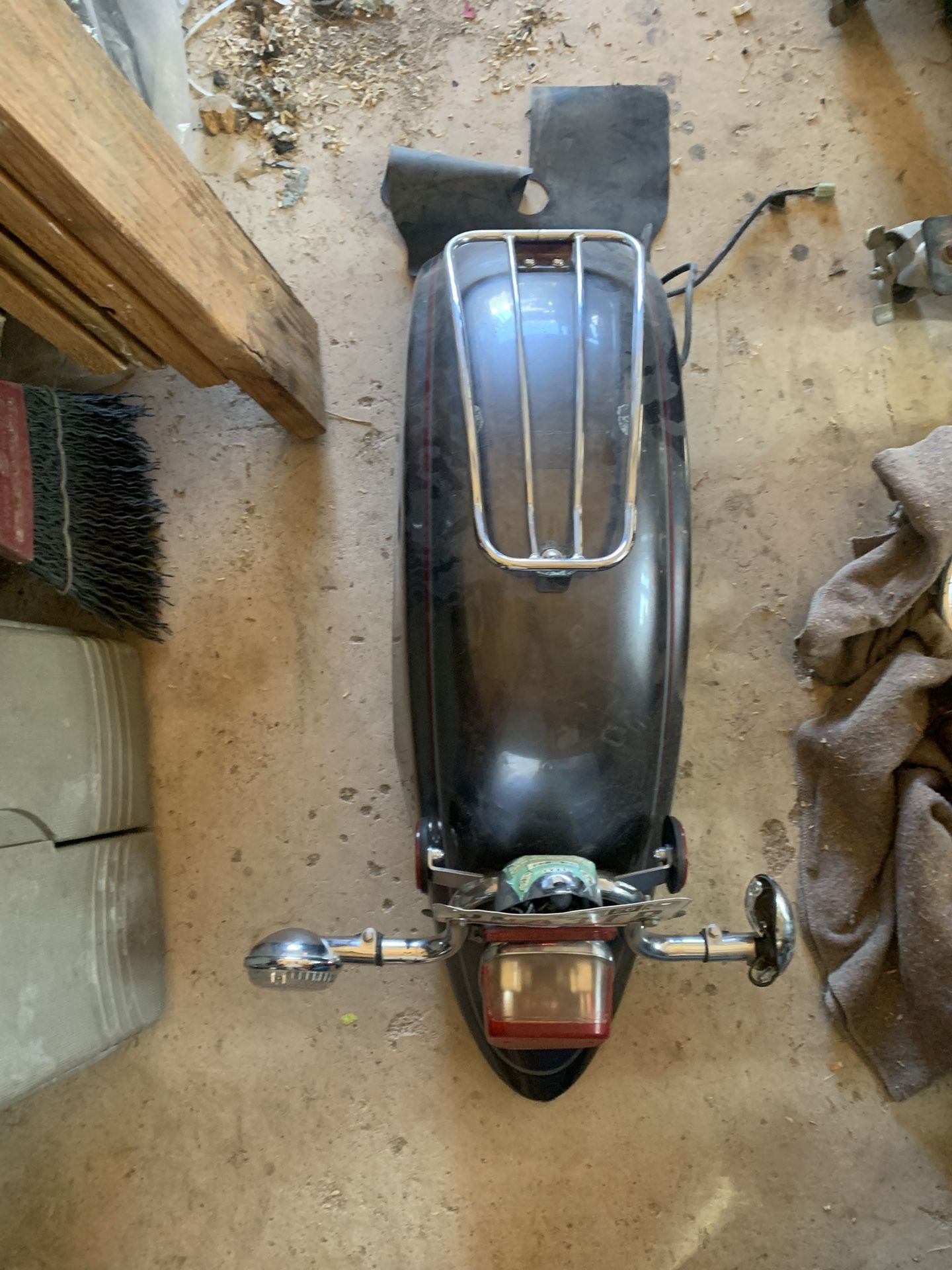 2007 Yamaha V-Star 650 Rear Fender and lights