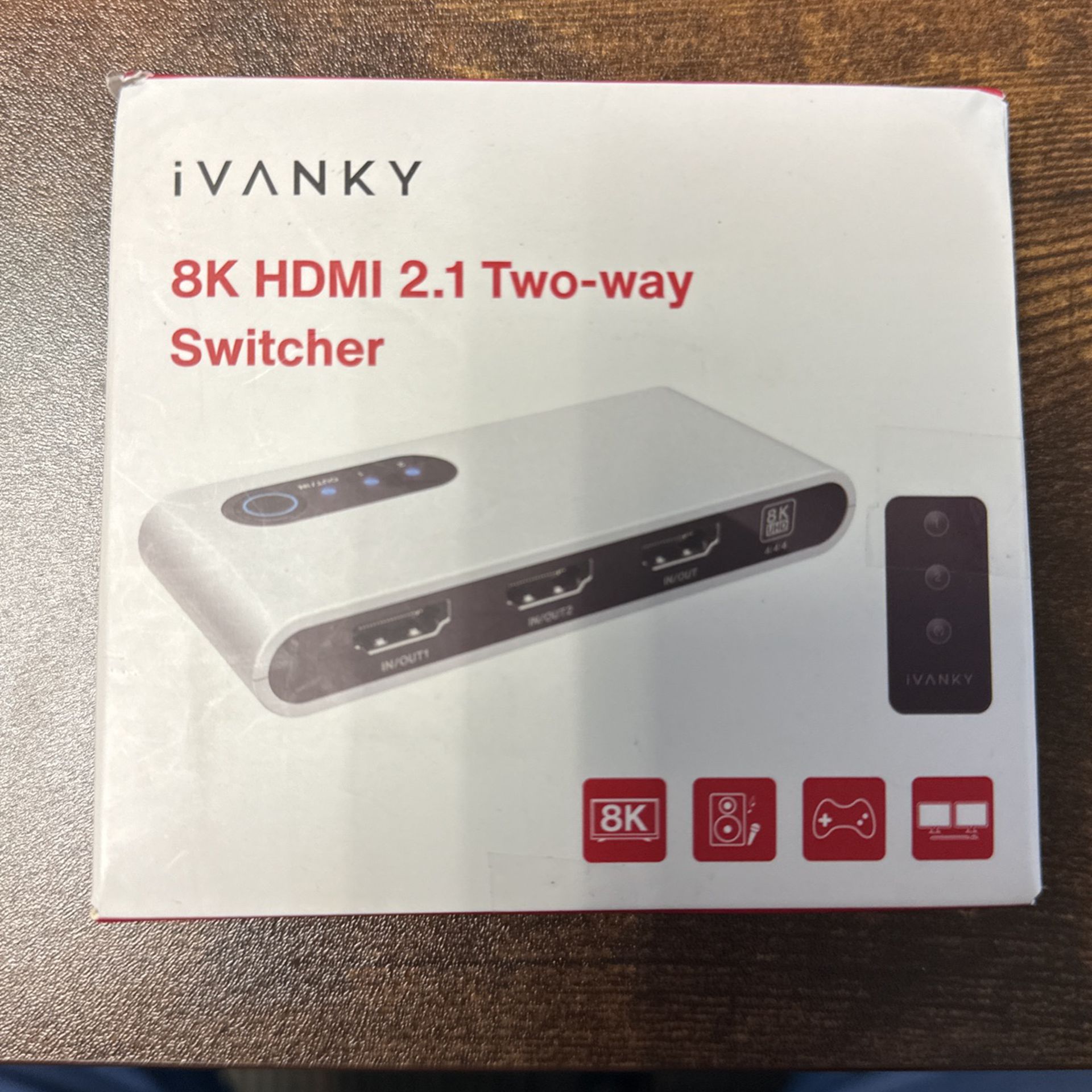 HDMI Two-way Switcher 8k 2.1