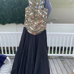 Indian Black & Gold Gown