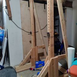 Wood Weight Rack 
