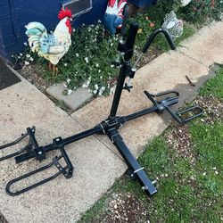 Nice Bike Rack for 2 inch hitch holds two bikes securely to the back of your vehicle