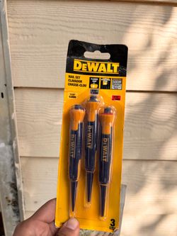 Dewalt nail punch set