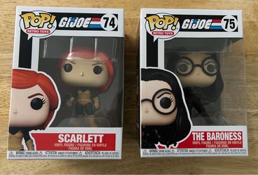 Funko Pop G.I. Joe Scarlett & The Baroness Set