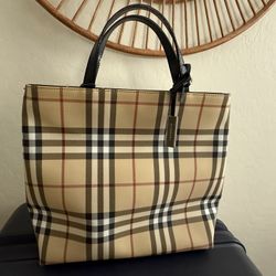 Burberry Nova Check Tote Bag