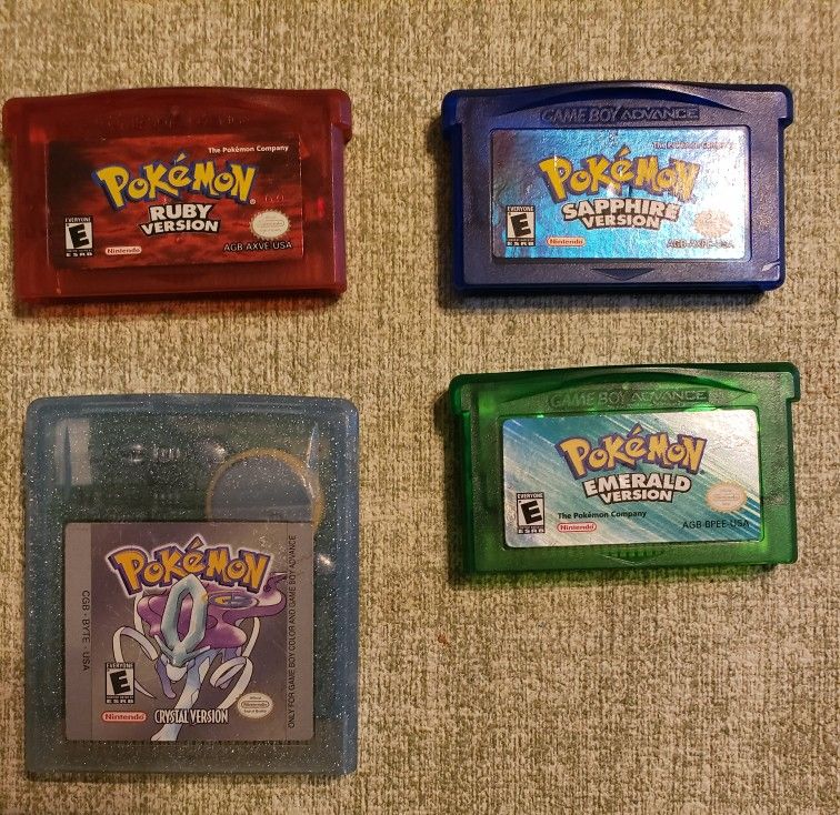 Authentic Pokemon Games