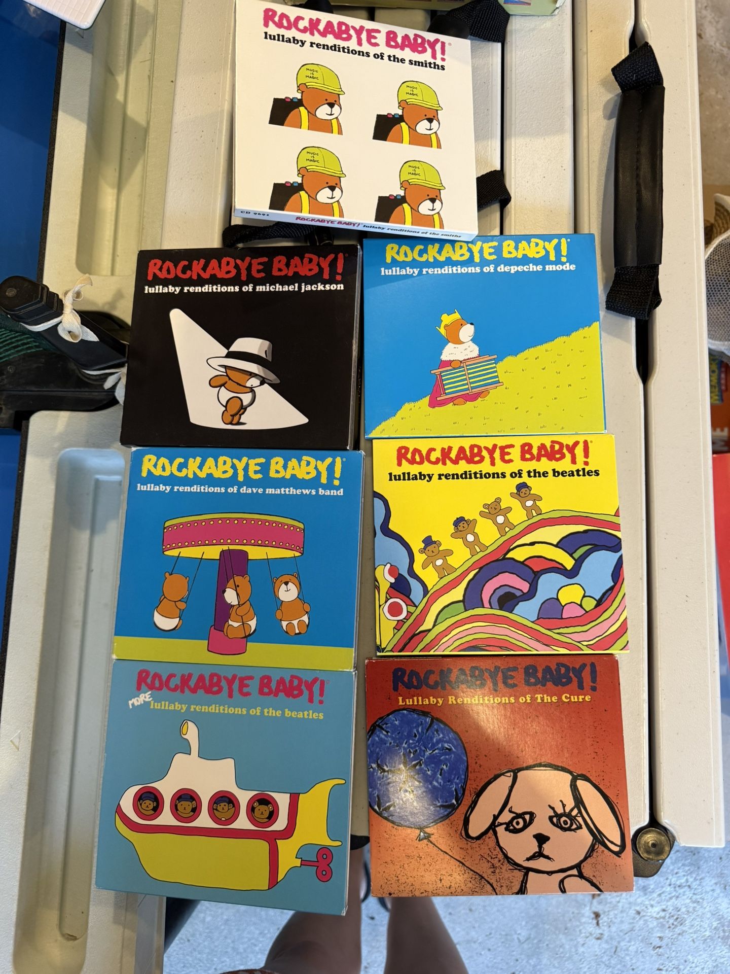 Rockabye Baby CDs (7)