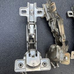 Heavy Duty Cabinet Door Hinges Set Of 4 Like New 