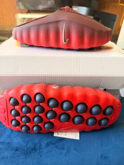 Nike Air More Uptempo Slide Red