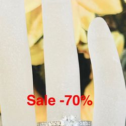 Diamond Ring Engagement NEW 1.17 CARATS NATURAL DIAMONDS 💎 SALE -70% FIND ANOTHER AT THIS PRICE ILL GIVE IT FOR $400 LESS!! SEE APPRAISAL