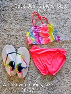 Girls Nike polo & shorts, Skechers tanks & Swim - Priced each below