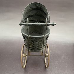 Antique Victorian Pram Doll Carriage  