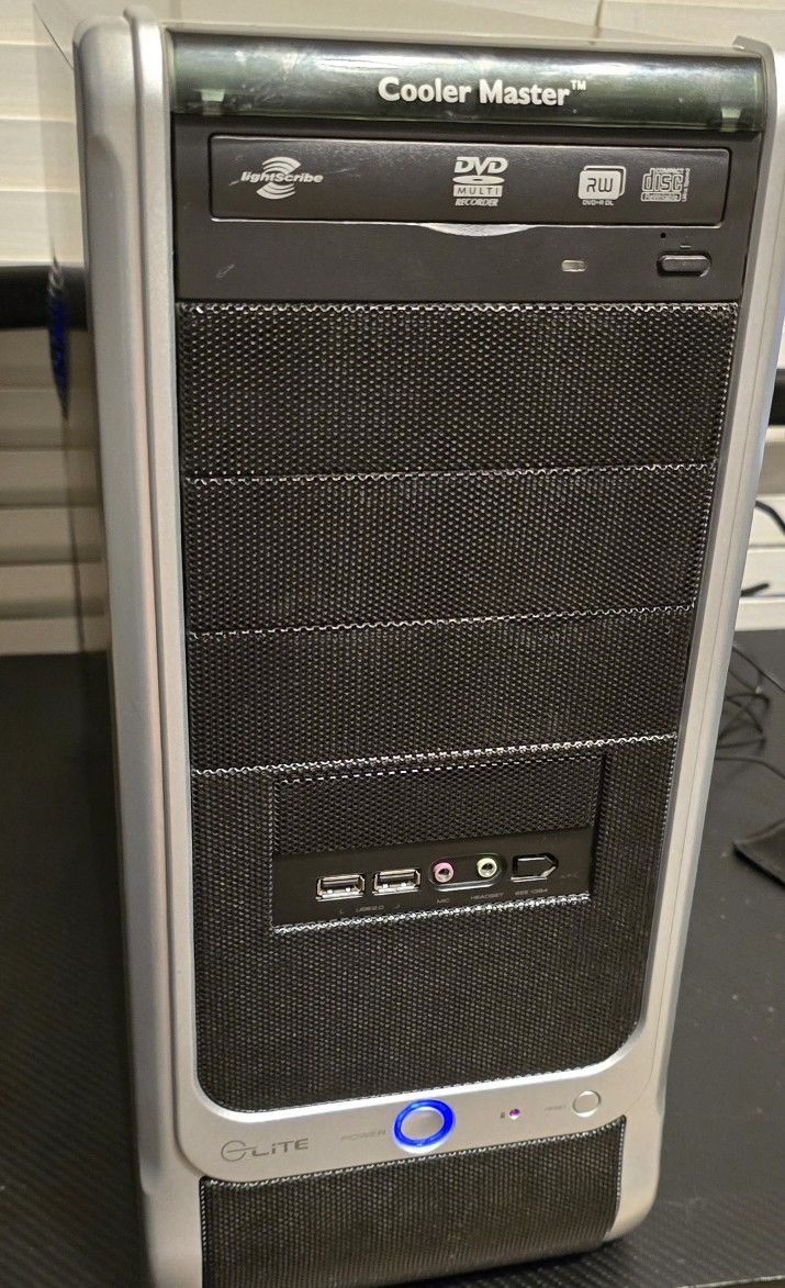 Micro-Star DeskTop 🖥 CoolerMaster Case MS-7596 - 2.60 GHz. CPU/ 8.0GB. RAM /1.0 TB. HDD - Windows 10, DVD-RW 📀 Work Good ✔️