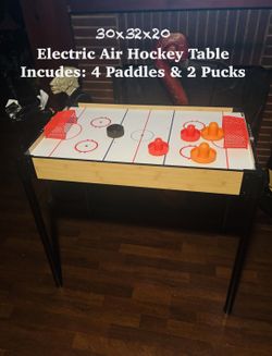 Electric Air Hockey Table