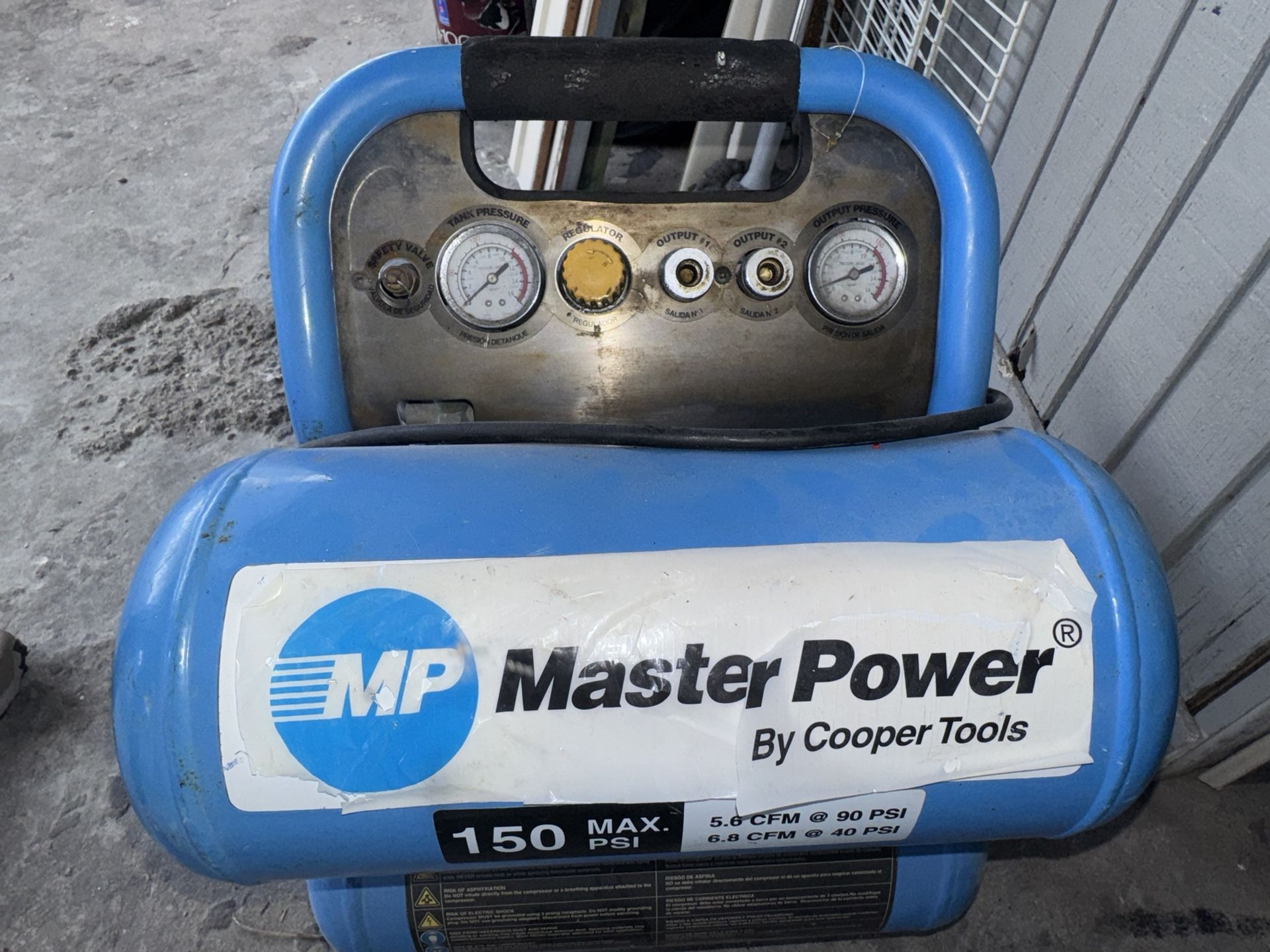 Master Power Air Compressor 150PSI