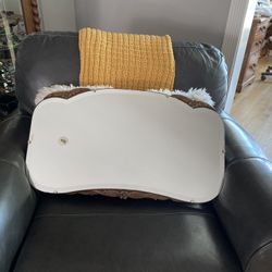 Antique Mirror Beveled, Encased In Fabulous Oak