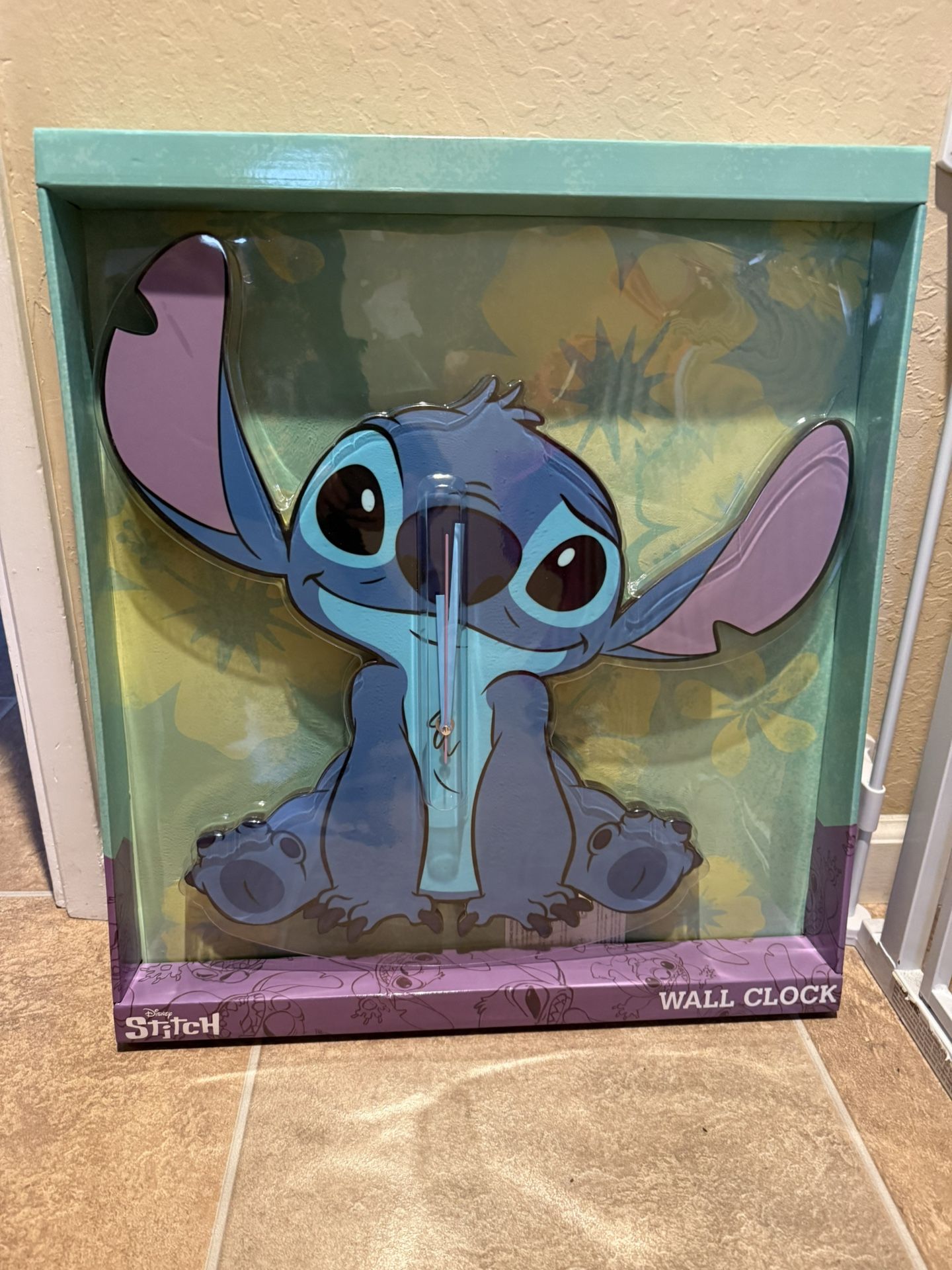 Brand New Disney Stitch Large Analog Wall Clock