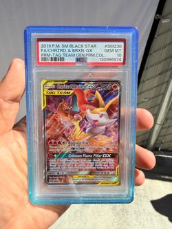 Charizard & Braixen Gx PSA 10