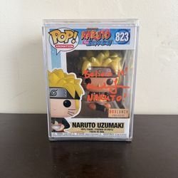 Naruto Uzumaki Boxlunch Funko Pop Exclusive Sign By Voice Actress Maila Flanagan