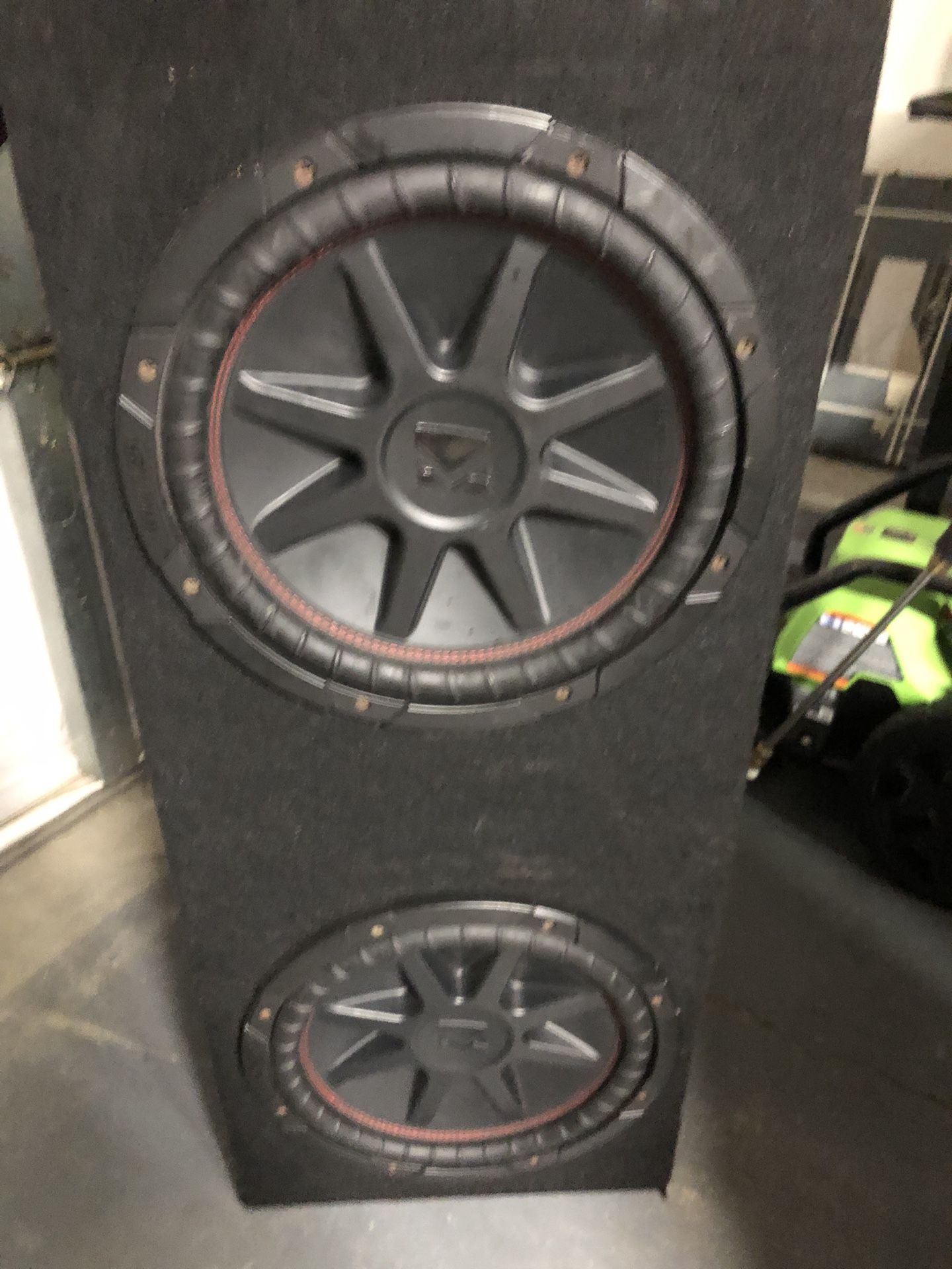 Two Kicker Vr Series 12” Subs Comps… With Pioneer Amp