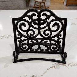 Cast Iron Cookbook Holder