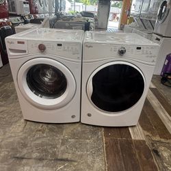 Whirpool Set Washer And Dryer Electric 27 Inch 
