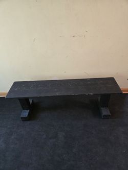Homemade Wooden Weight Bench
