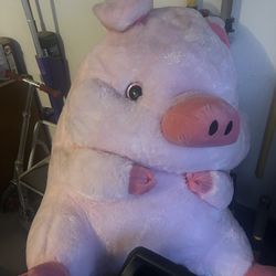 Jumbo Pink Pig Plushie/Stuffed Animal