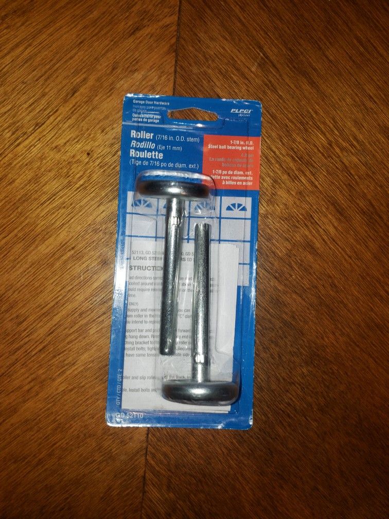 2x 7/16" Garage Door Rollers
