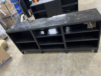 Besta TV Cabinet Bench console with glass top