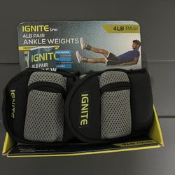 Ignite 4lb Ankle Weights (new)