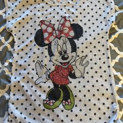 Yi Cai Minnie Mouse Shirt Girls X/L EUC