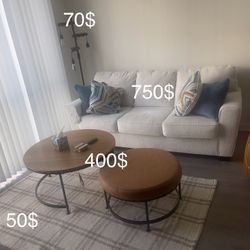 Sofa And Coffee Table 
