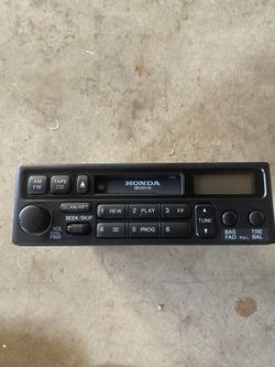 2000 Honda accord radio