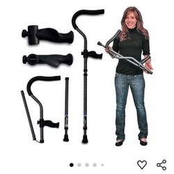 IN MOTION PRO DURABLE FOLDING PORTABLE CRUTCHES. LIKE NEW CONDITION 