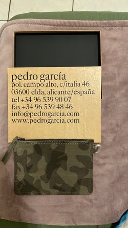 Pedro Garcia Camouflage Suede Clutch