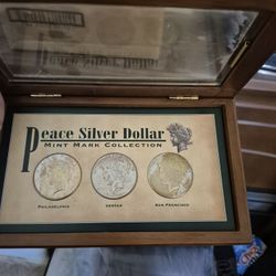 Peace Silver Dollar Mint Plus 3 More Silver Dollars Dollars
