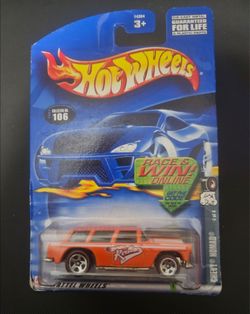 Hot Wheels 2002 Red Lines Series Chevy Nomad #106 - Orange (4/4)