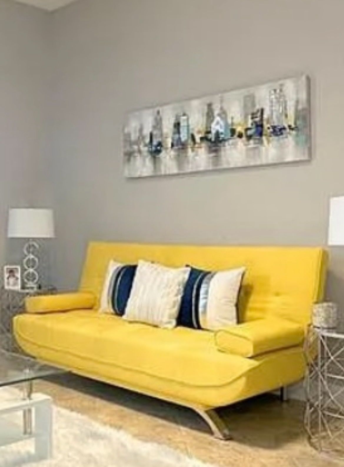 Yellow Futon