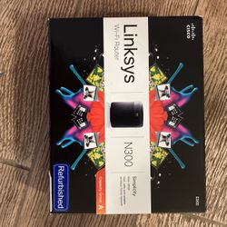 Linksys E900 N300 WiFi Router, 1x 10/100 WAN, 4x 10/100 LAN