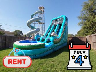 22 Ft Tall Double Slide 
