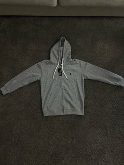 grey poli hoodie size medium