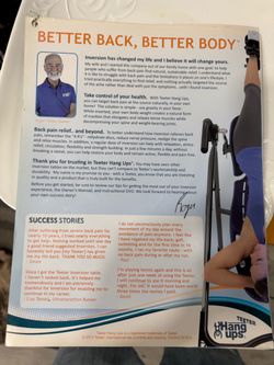 Teeter Hang Ups Inversion Table