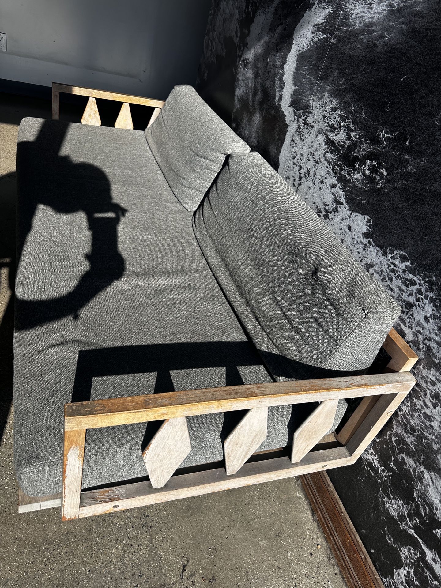 Mid-Century Modern Lounge Couch – 3-Seater
