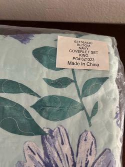 Bed Spread and two shams.