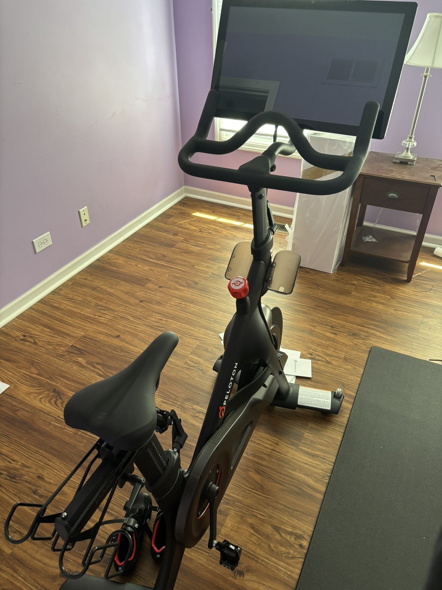 Original Peloton Bike, Shoes, & Mat