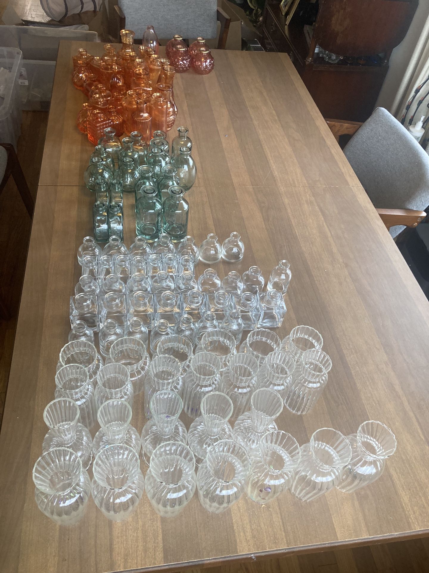 Bud Vases - Various Colors, Shapes, Sizes