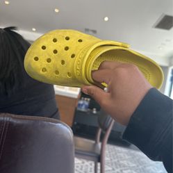 Used Yellow Croc With Shrek