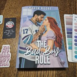 The bad boy rule by Maren Moore signed copy