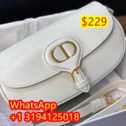 Dior - Large Dior Bobby Bag White Grained Calfskin 