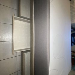 twin bed and bed frame with storage drawers 